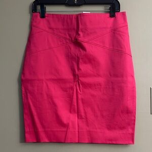 New York & Company Hot Pink Pencil Skirt